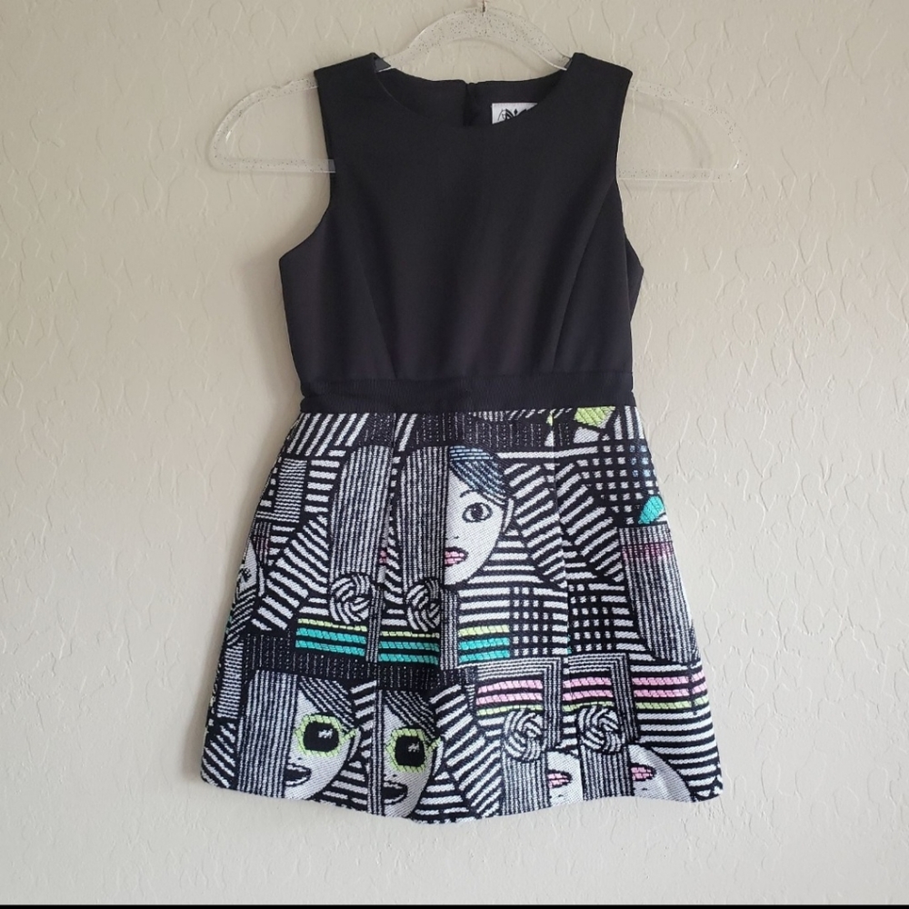 ⭐4/$20 Milly Minis Girls Les Femmes Jacquard Sheath Dress